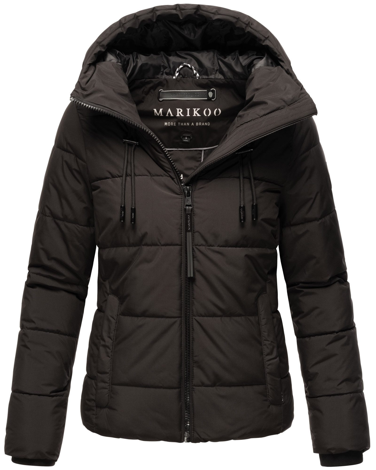 Marikoo Winterjacke Shimoaa XVI Mit breiter Steppung und großer Kapuze