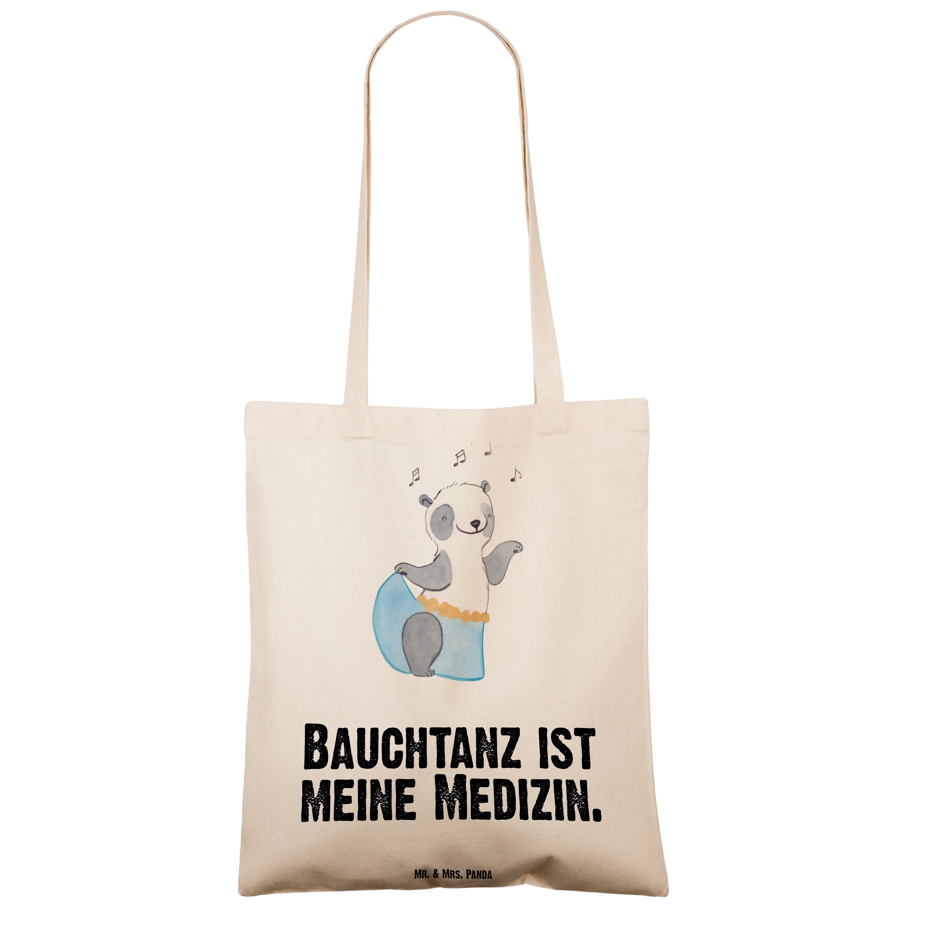 Mr. & Mrs. Panda Bauchtanz Transparent (1-tlg) Beutel, Panda Medizin Geschenk, orie - - Hobby, Tragetasche
