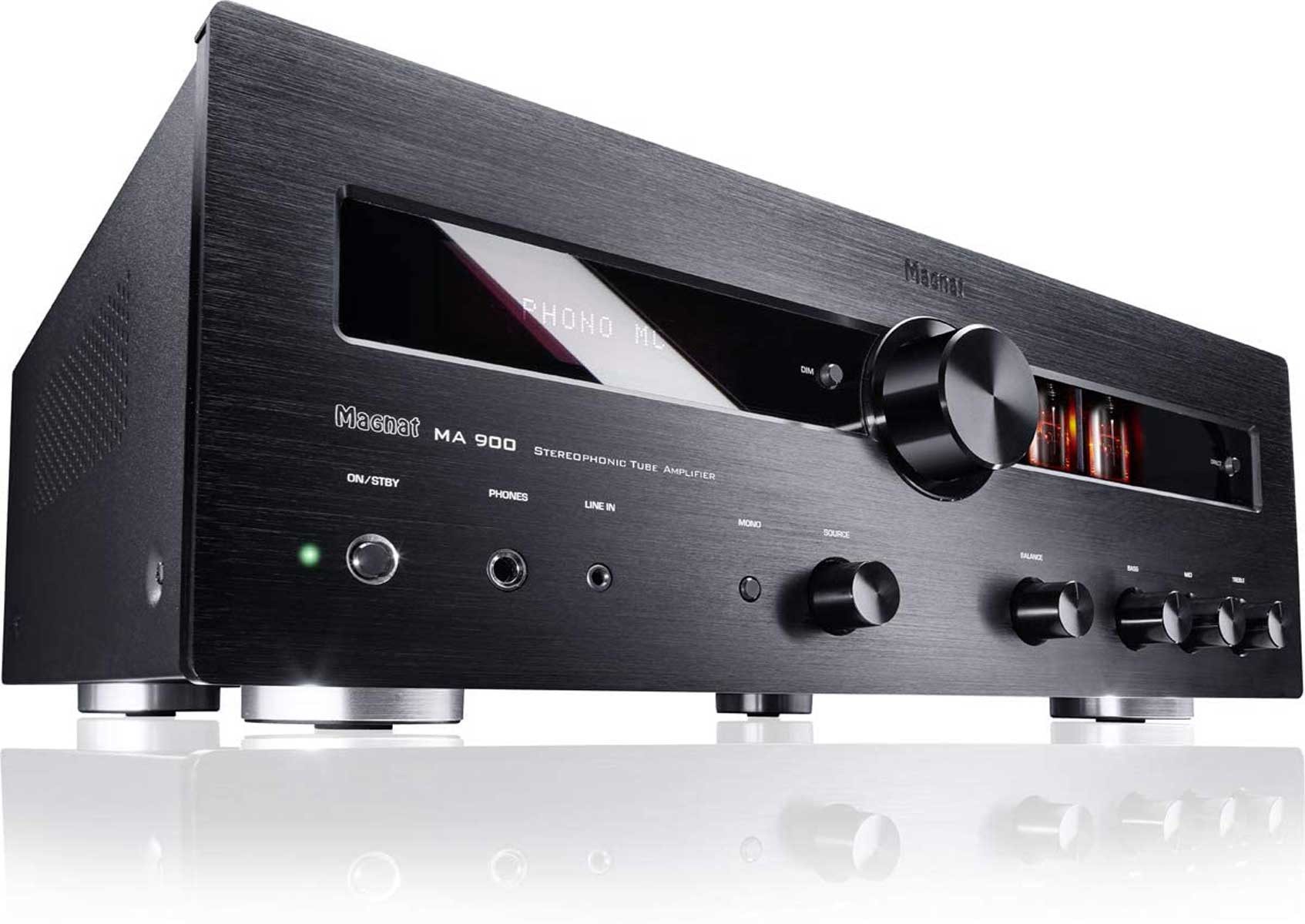 Magnat MA 900, Stereo High-End Hybrid-Vollverstärker, schwarz Verstärker (Anzahl Kanäle: 1)