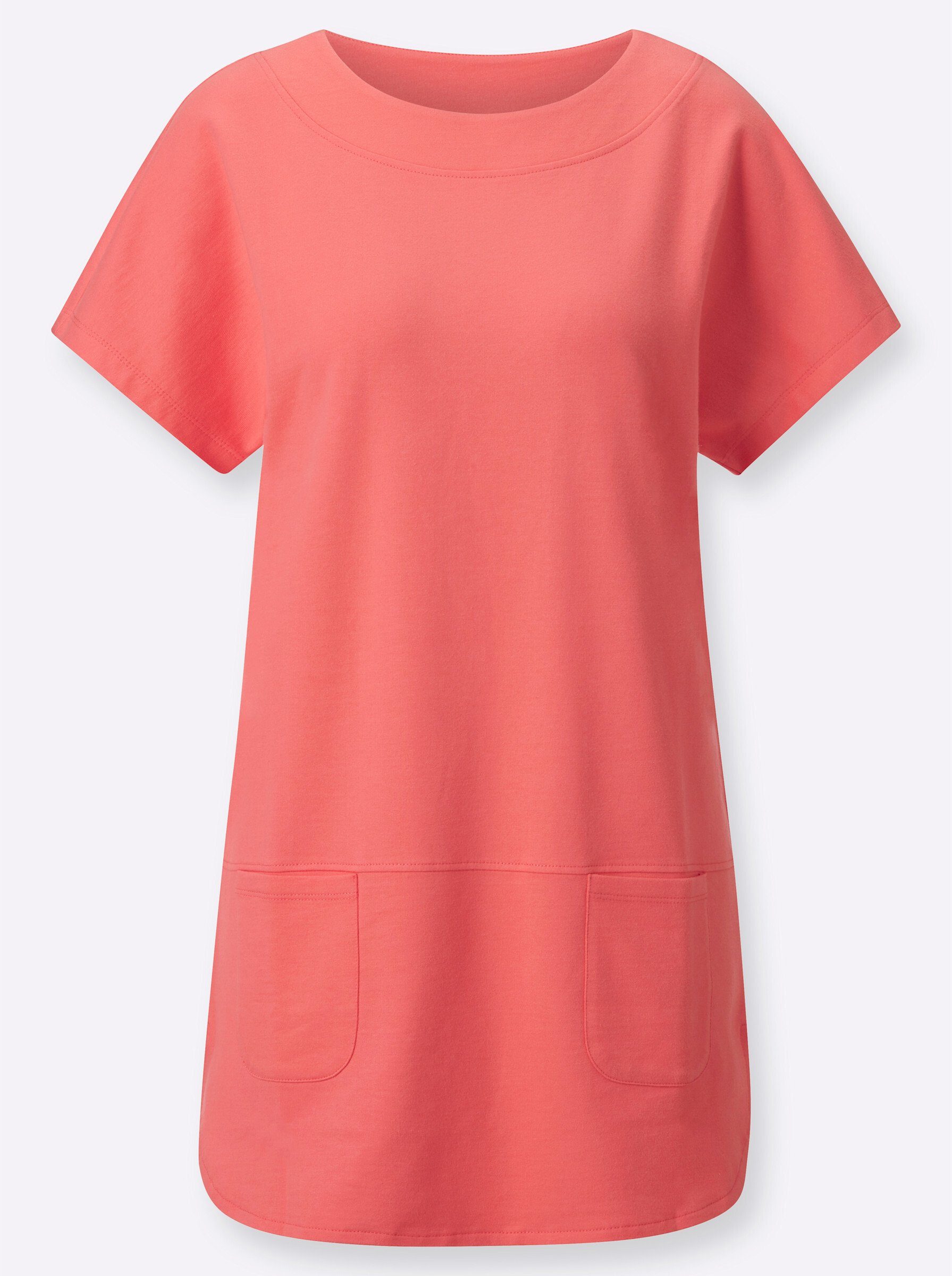 T-Shirt Longshirt Kurzarm