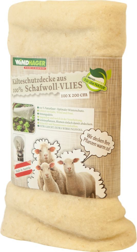Windhager Wintervlies Windhager Schafwoll-Vliesdecke weiß 2 günstig online kaufen