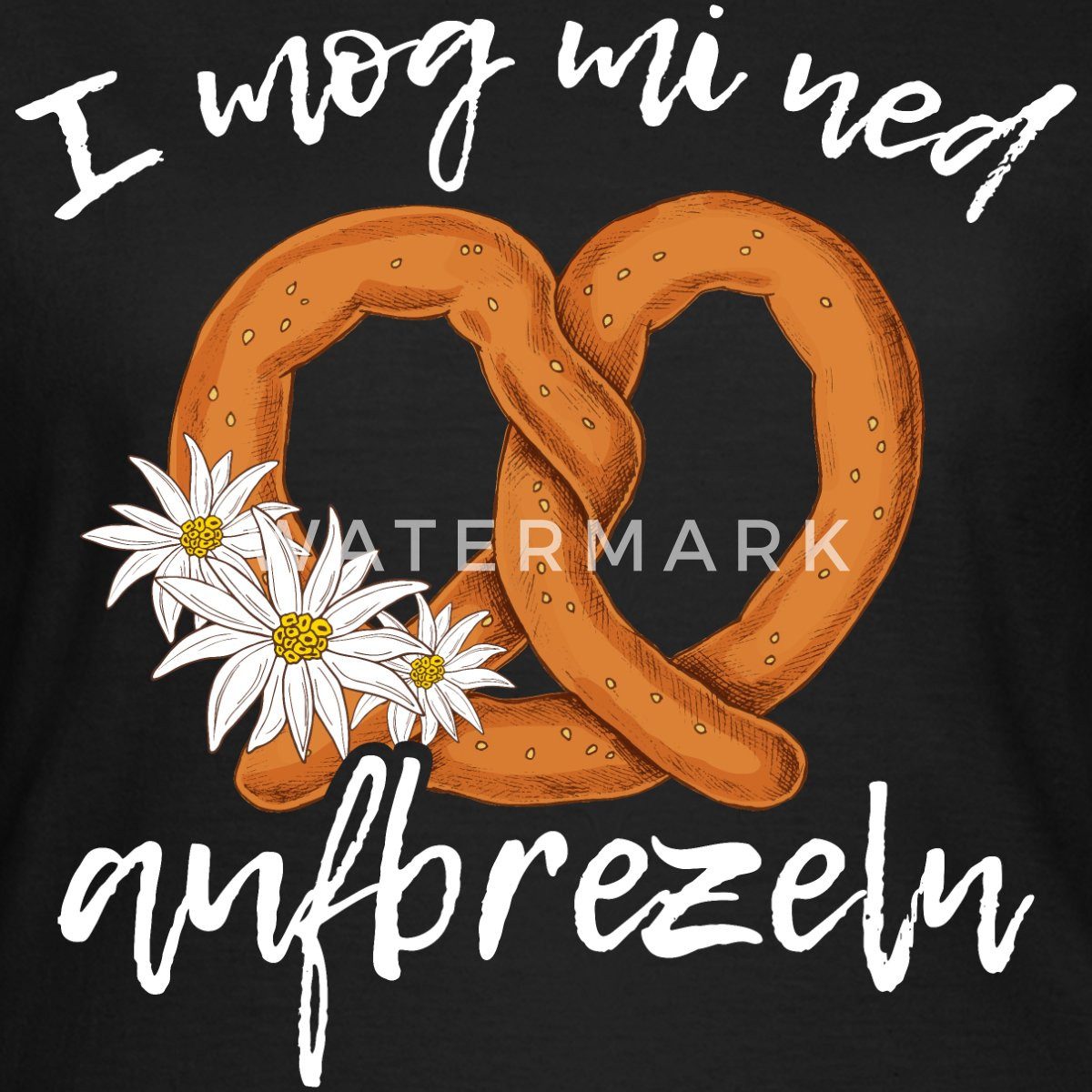 Spreadshirt T-Shirt I Mog Mi Ned Aufbrezeln Wiesn Spruch Frauen T-Shirt (1-tlg)