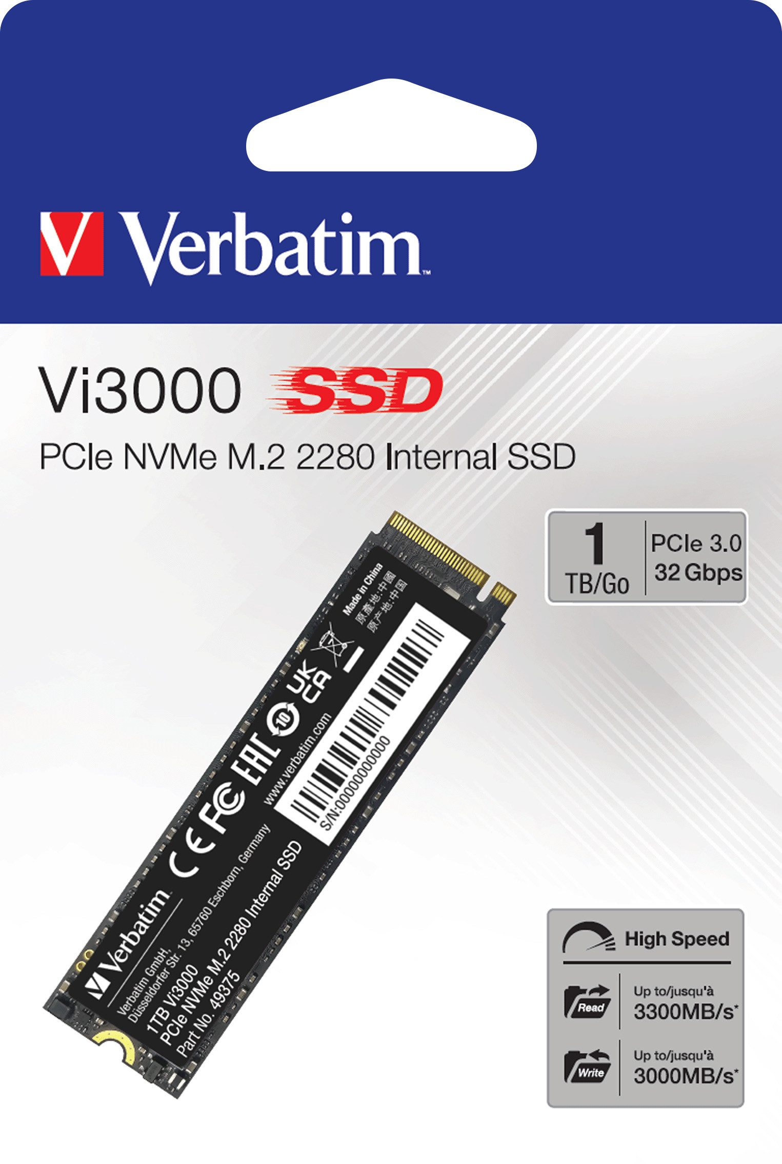 M.2 SSD PCIe 3.0 NVMe Upgrade schnelle Betriebssystem-/ Programmstarts interne SSD