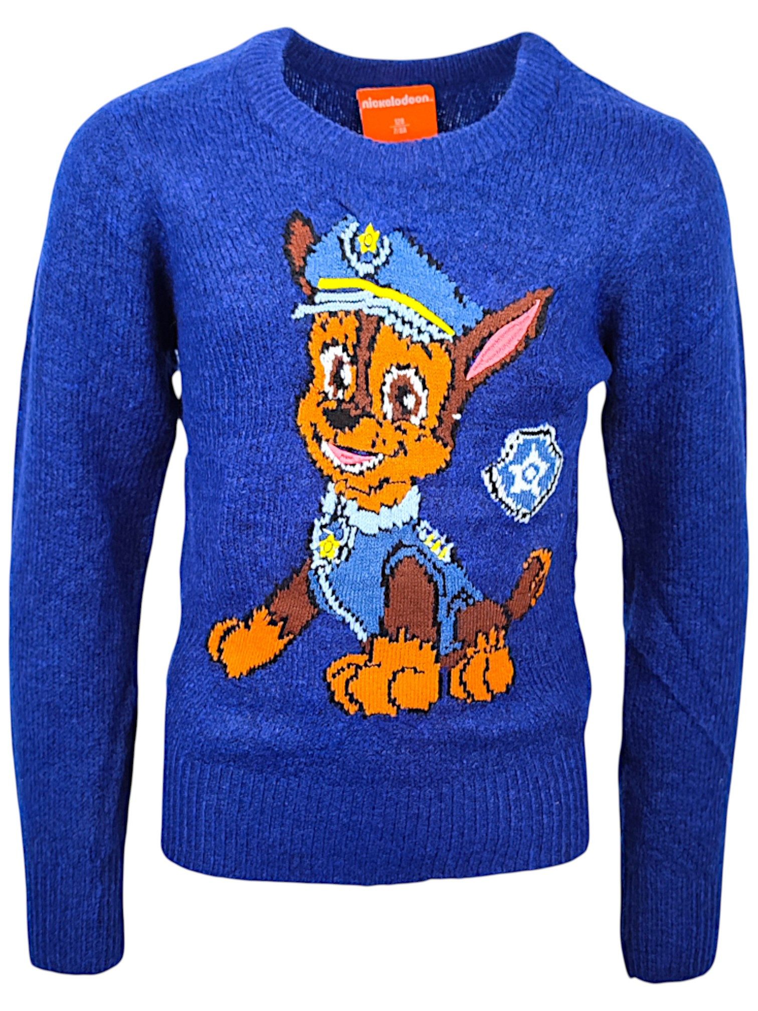 PAW PATROL Strickpullover Chase Jungen Pullover Größe 98-128 cm