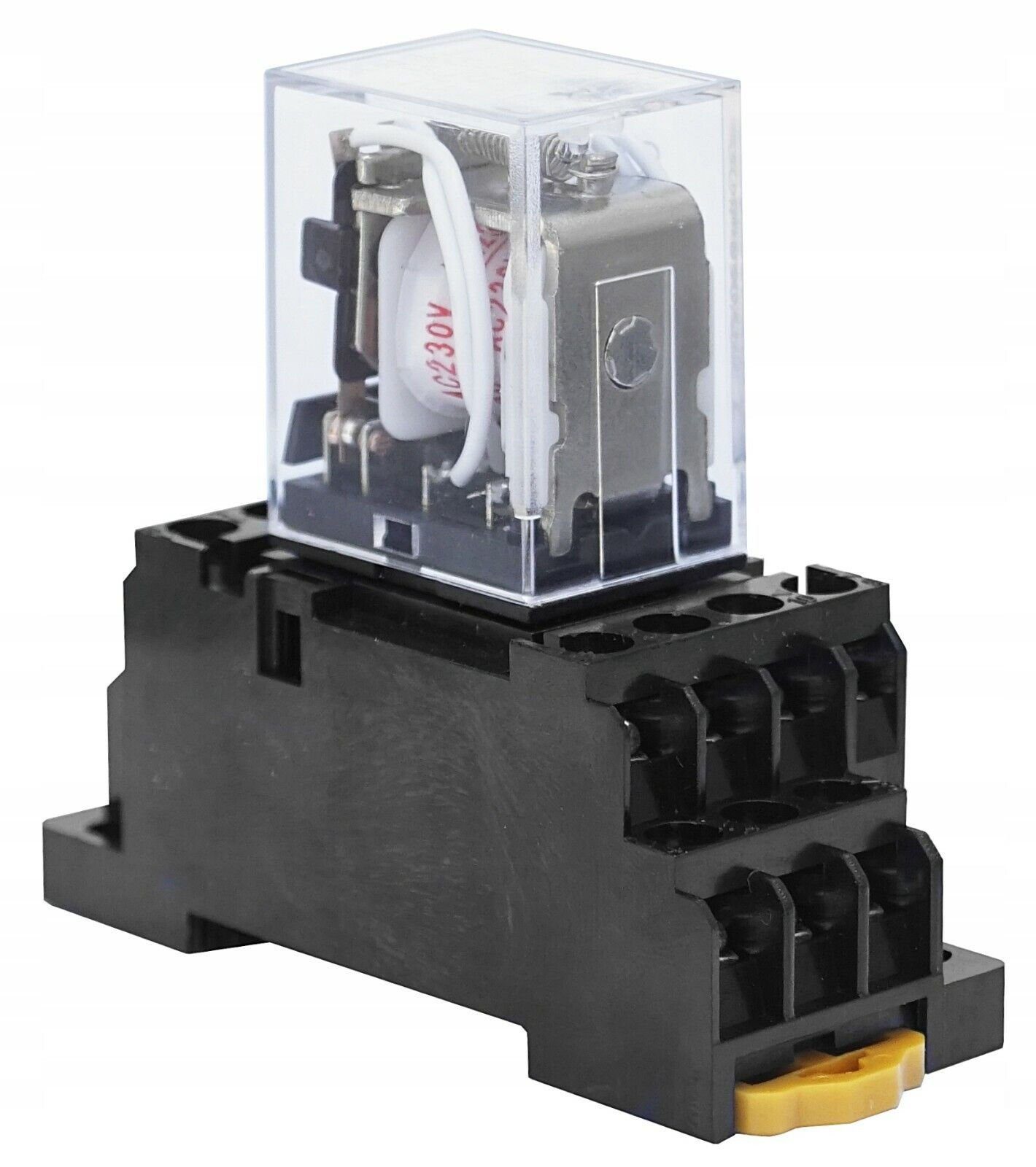 ADELID Реле-Modul Реле Miniatur-Relais Finder 230V AC 5A 4 Wechsle, Miniatur-Relais Finder 230V AC 5A 4 Wechsler 14 Pins DIN-Schiene