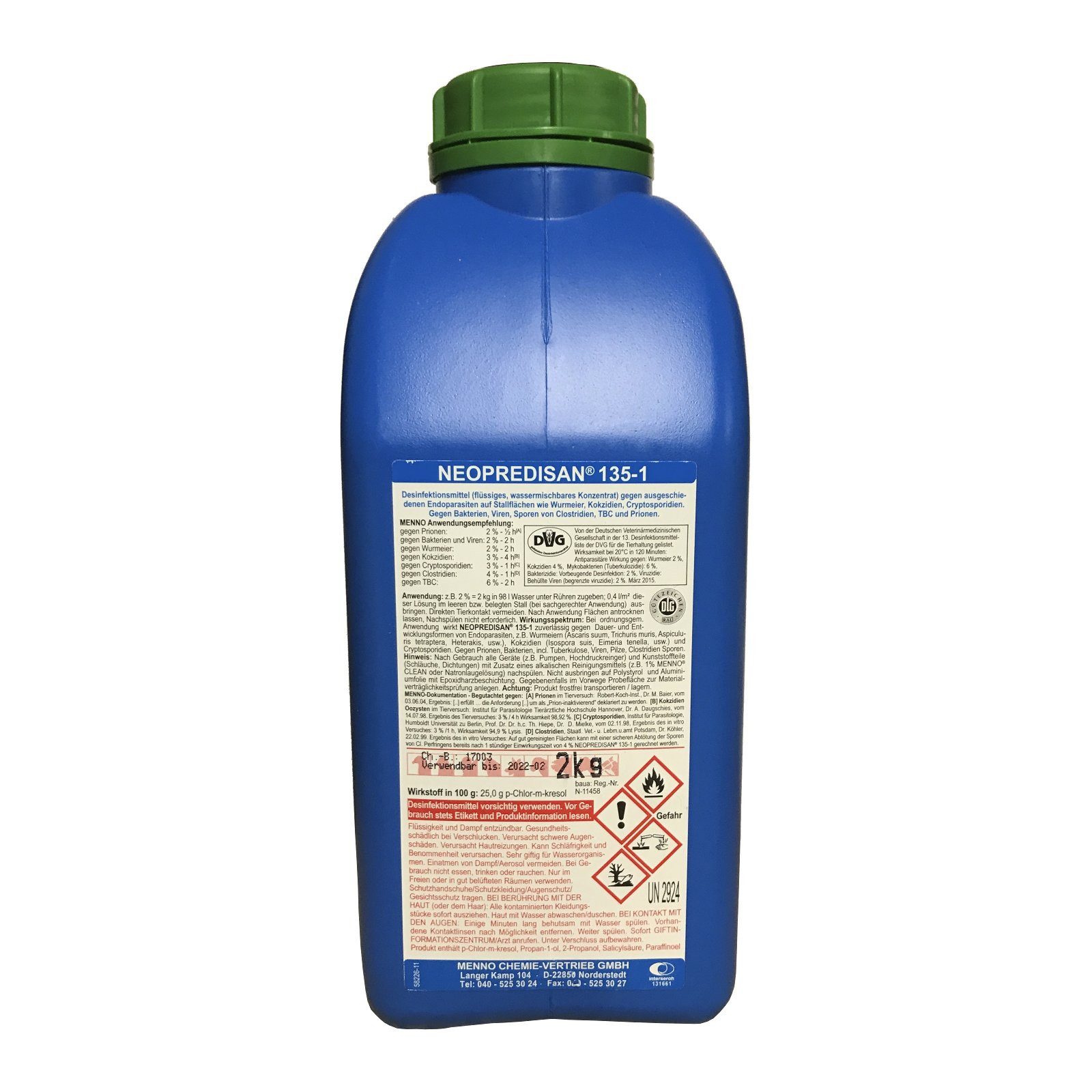Neopredisan 135-1, Desinfektionsmittel - 2 kg Oberflächen-Desinfektionsmittel