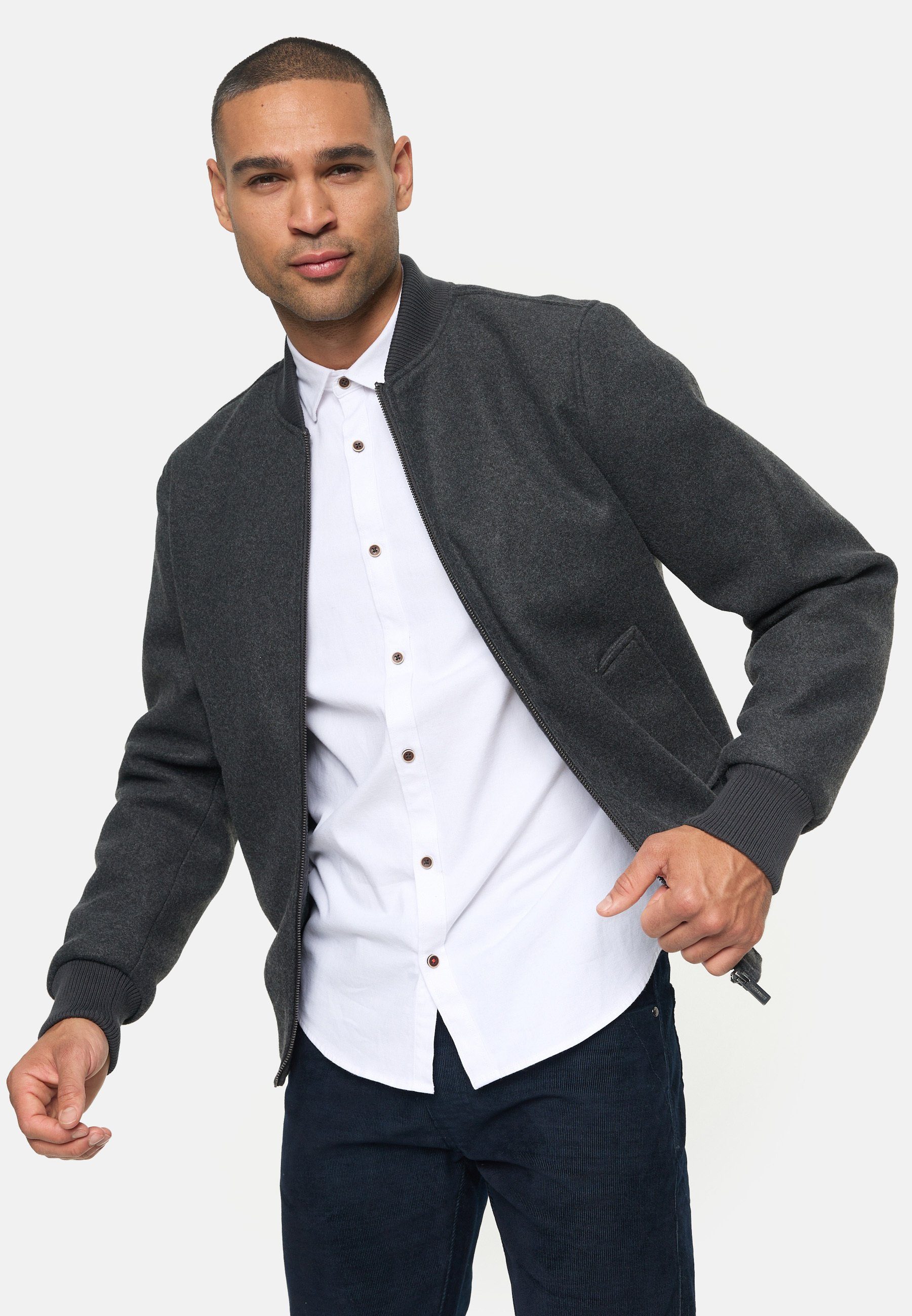 Indicode Sommerjacke Herren INAltonius Übergangsjacke Herrenjacke elegante Bomberjacke