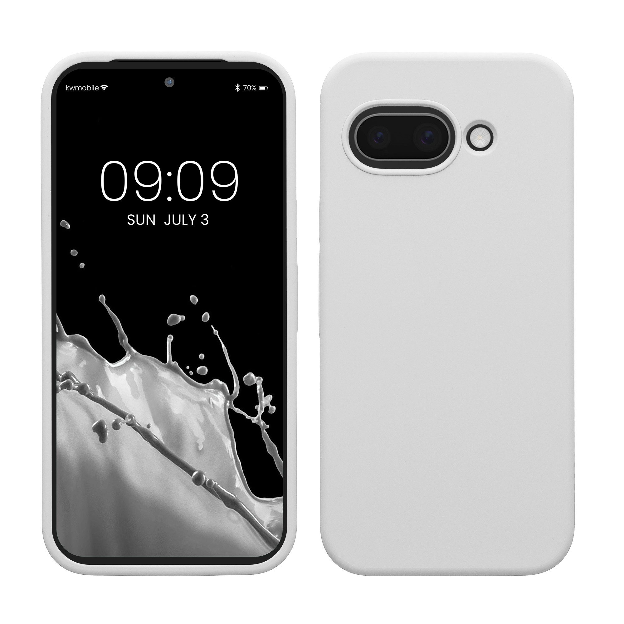 kwmobile Handyhülle Hülle für Google Pixel 9a, Hülle Silikon gummiert - Handyhülle - Handy Case Cover