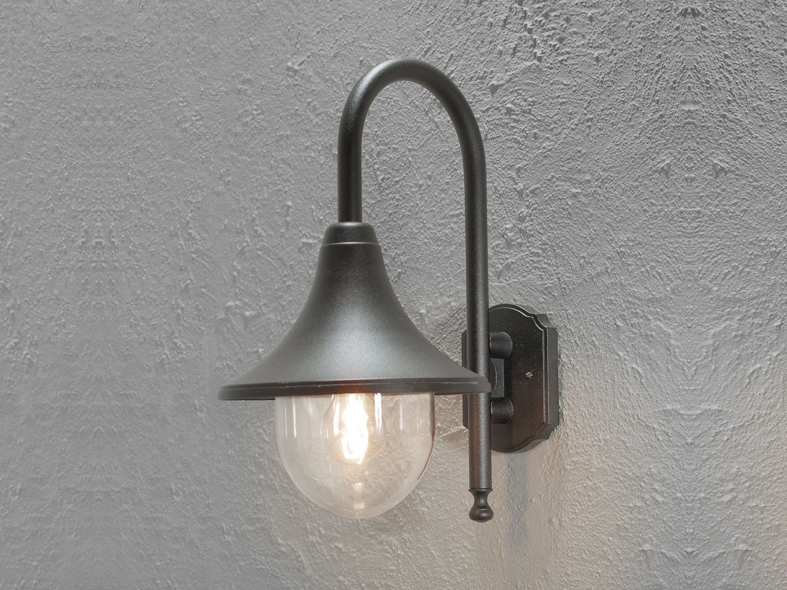KONSTSMIDE LED Außen-Wandleuchte, LED wechselbar, warmweiß, günstig online kaufen