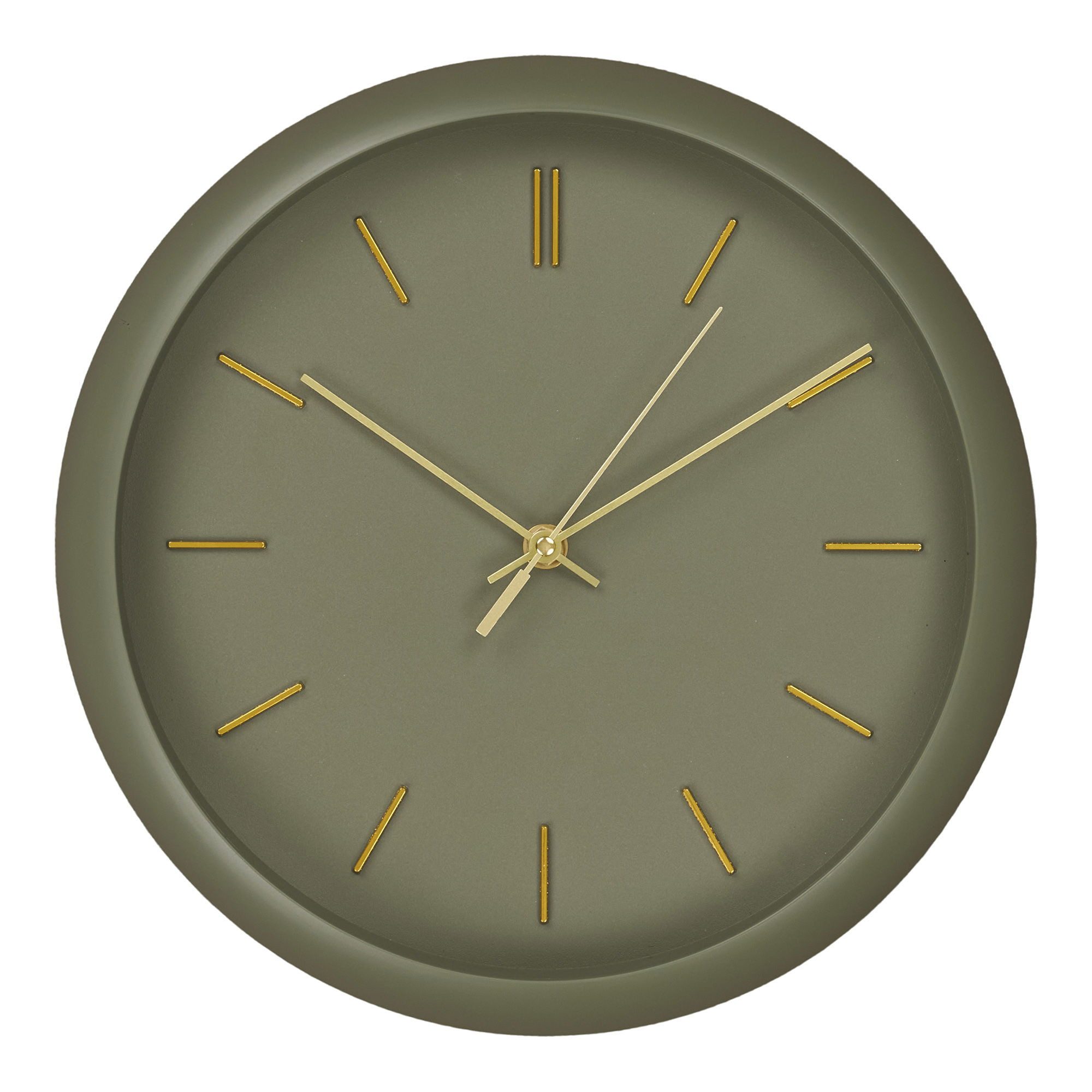 Uhr Wanduhr Rossano lautlos ø30 cm Grün