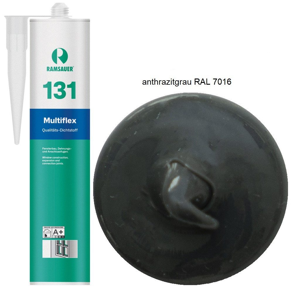 Ramsauer Dichtstoff Ramsauer 131 Multiflex Fenster Silikon Dichtstoff 310ml Kartusche, gebrauchsfertig, VSG verträglich, UV beständig, geruchsneutral