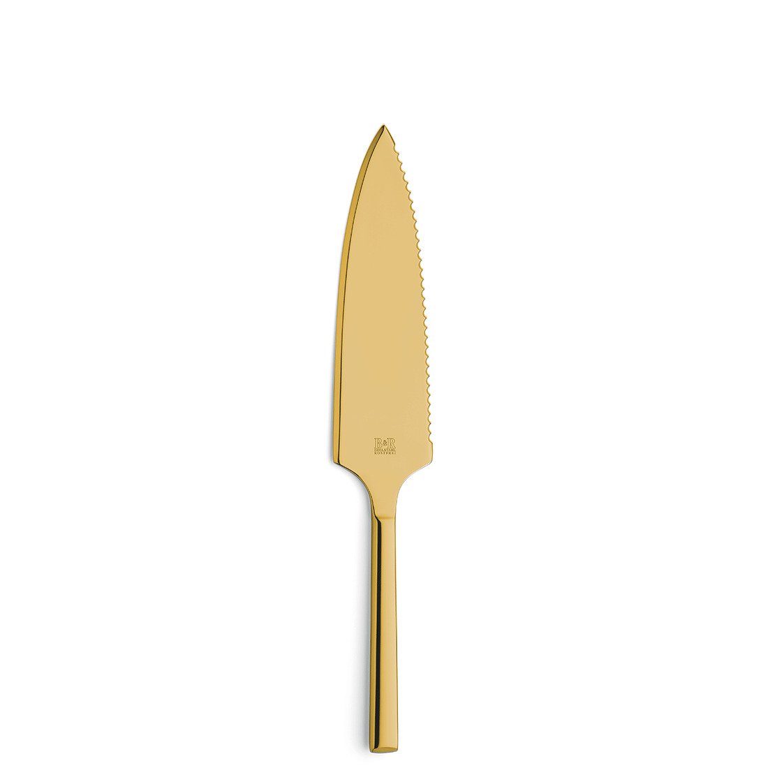 Beckmann & Rommerskirchen Tortenmesser VISTA, Handreinigung empfohlen, goldfarbener PVD Veredelung, hochglanzpoliert