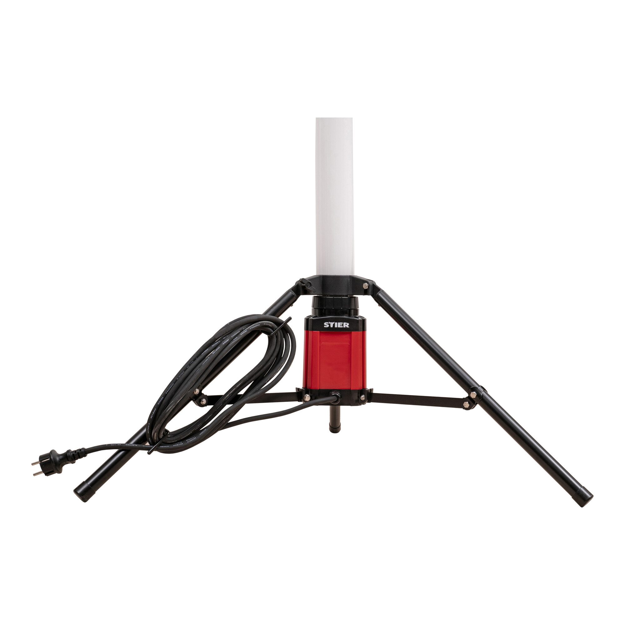 Stier Strahler STIER LED-Tower-Baustrahler 360° 4000 Lumen LED-Turm tageslichtweiß pl