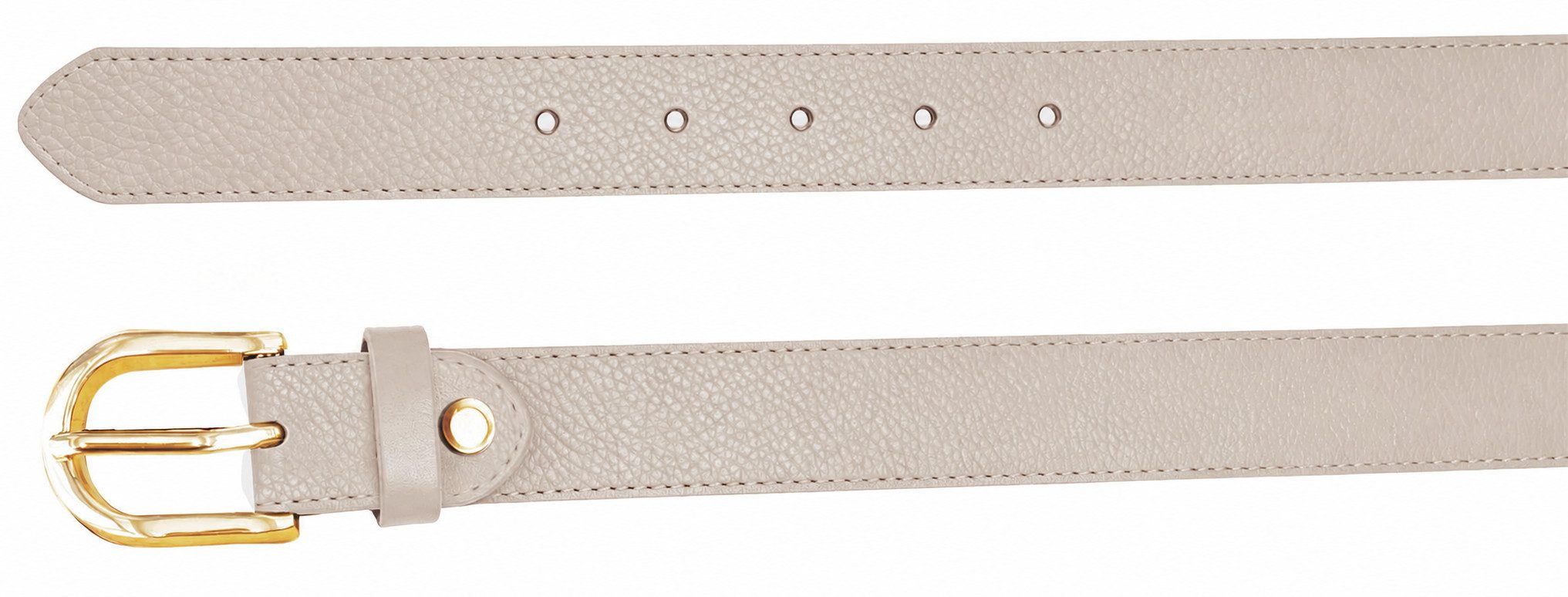 Fomax Ledergürtel Damen aus Echtleder 3 cm breit, Made in Italy (Schmaler Hüftgürtel) Anzuggürtel, Jeansgürtel für Kleid & Stoffhosen, kürzbar – Bild 4 von 5