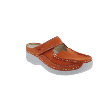 WOLKY Roll-Slipper, Clog, Timber nubuck, Light-orange, 0622716-557 Clog