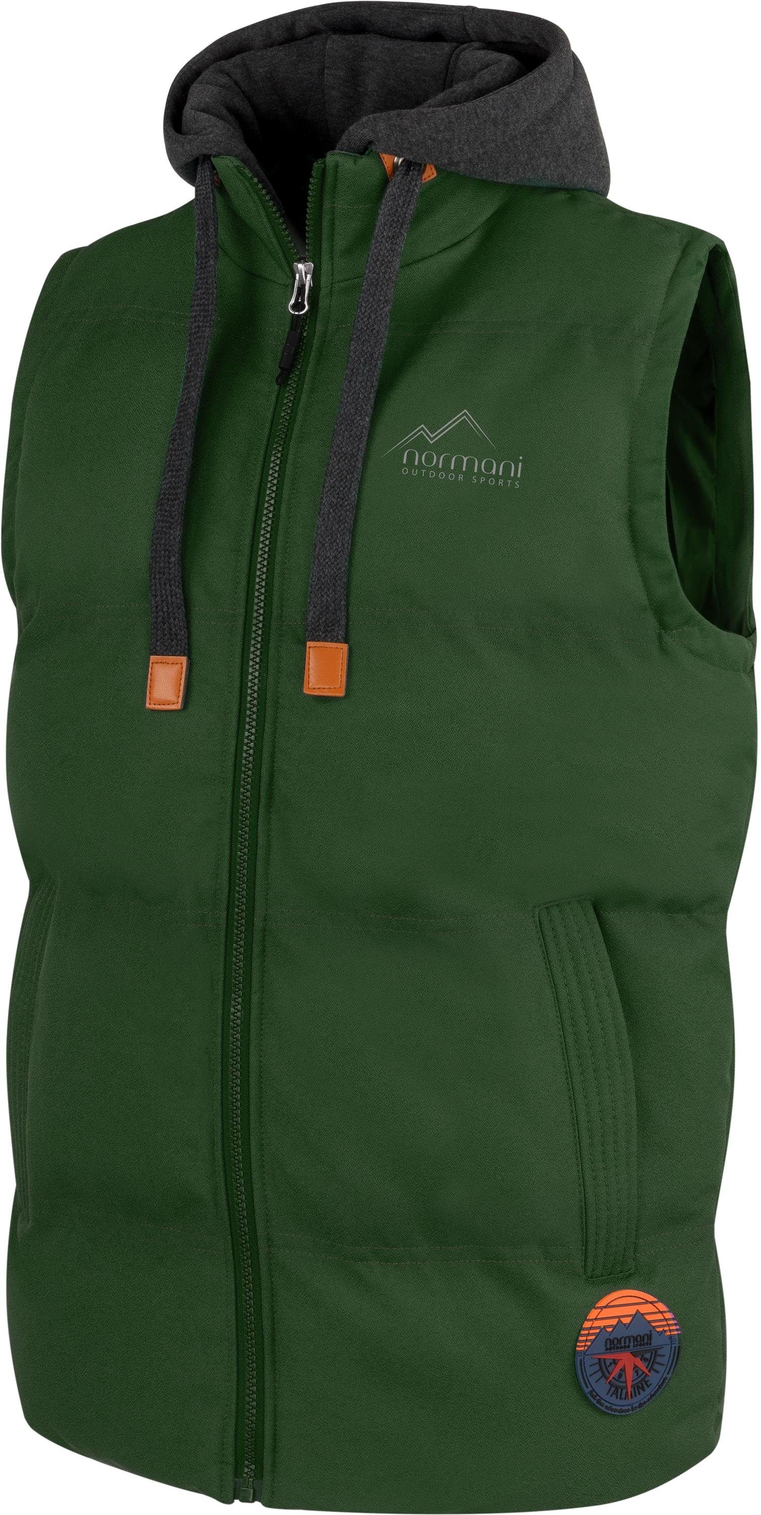 normani Funktionsweste Herren Winter-Steppweste Talmine Wattierte Winterwes günstig online kaufen