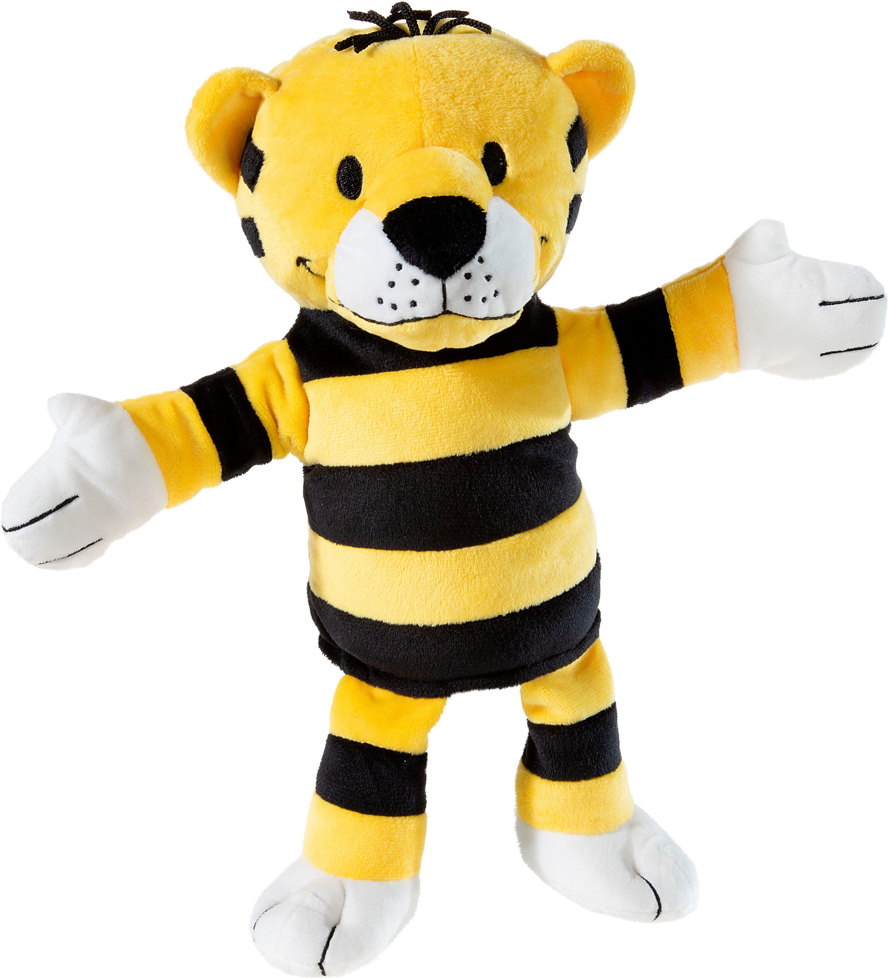 Heunec® Handpuppe JANOSCH, Kleiner Tiger, 22 cm, enthält recyceltes Material