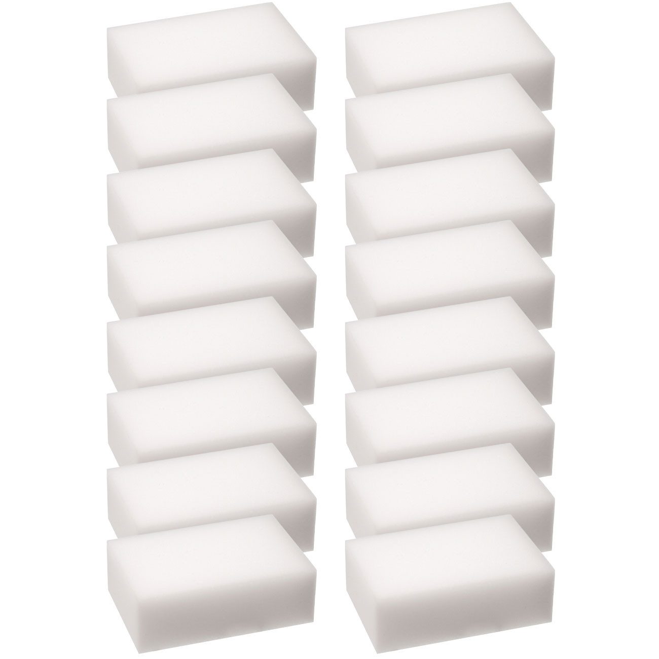 Casativo Melamin-Schaum-Schwamm - Mühelose Fleckenentfernung ohne Chemie Schmutzradierer (Für Küche, Bad, Möbel, Büro & Auto - 9x6x3cm)