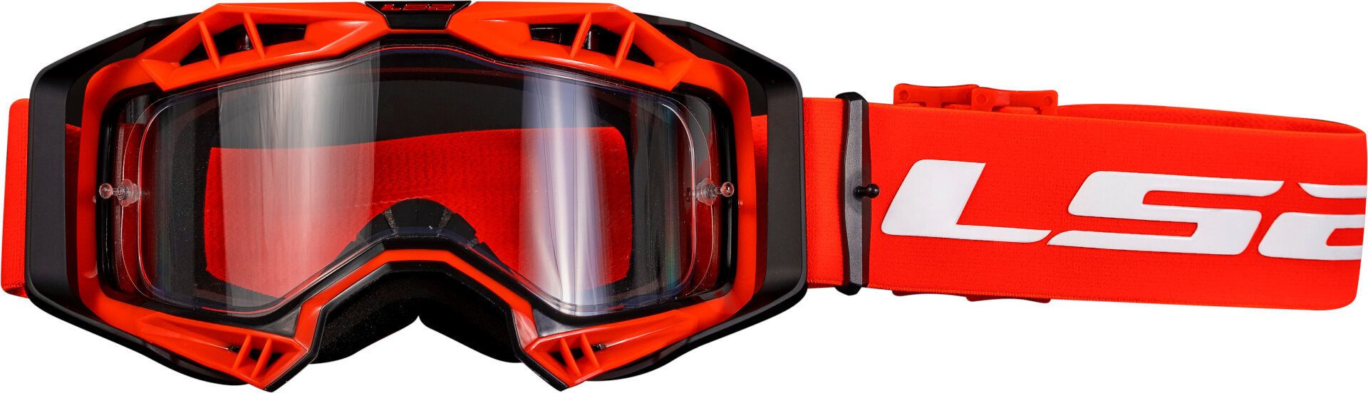 LS2 Motorradbrille Aura Enduro Series Motocross Brille, Anti-Beschlag-Beschichtung,Kratzfest