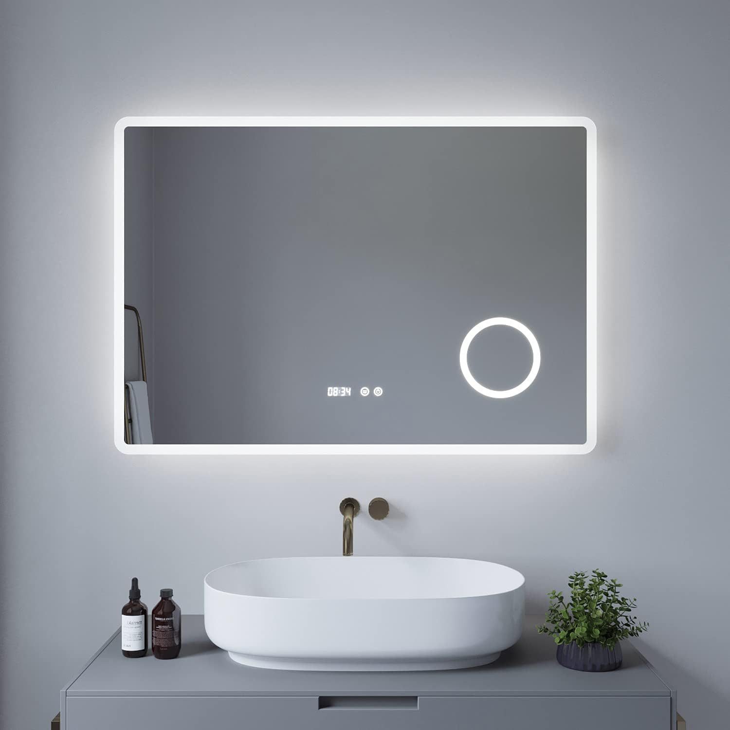 AQUABATOS Badspiegel Badspiegel mit Beleuchtung Bad günstig online kaufen