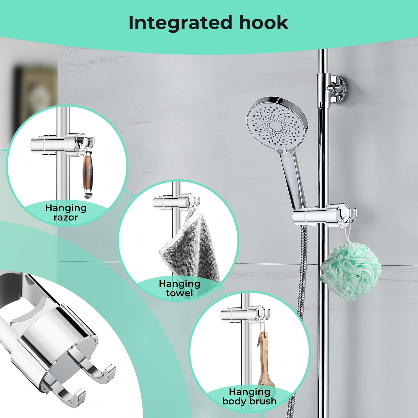 RWEUOQ Brausegarnitur 2 Stück Universal Handbrause günstig online kaufen