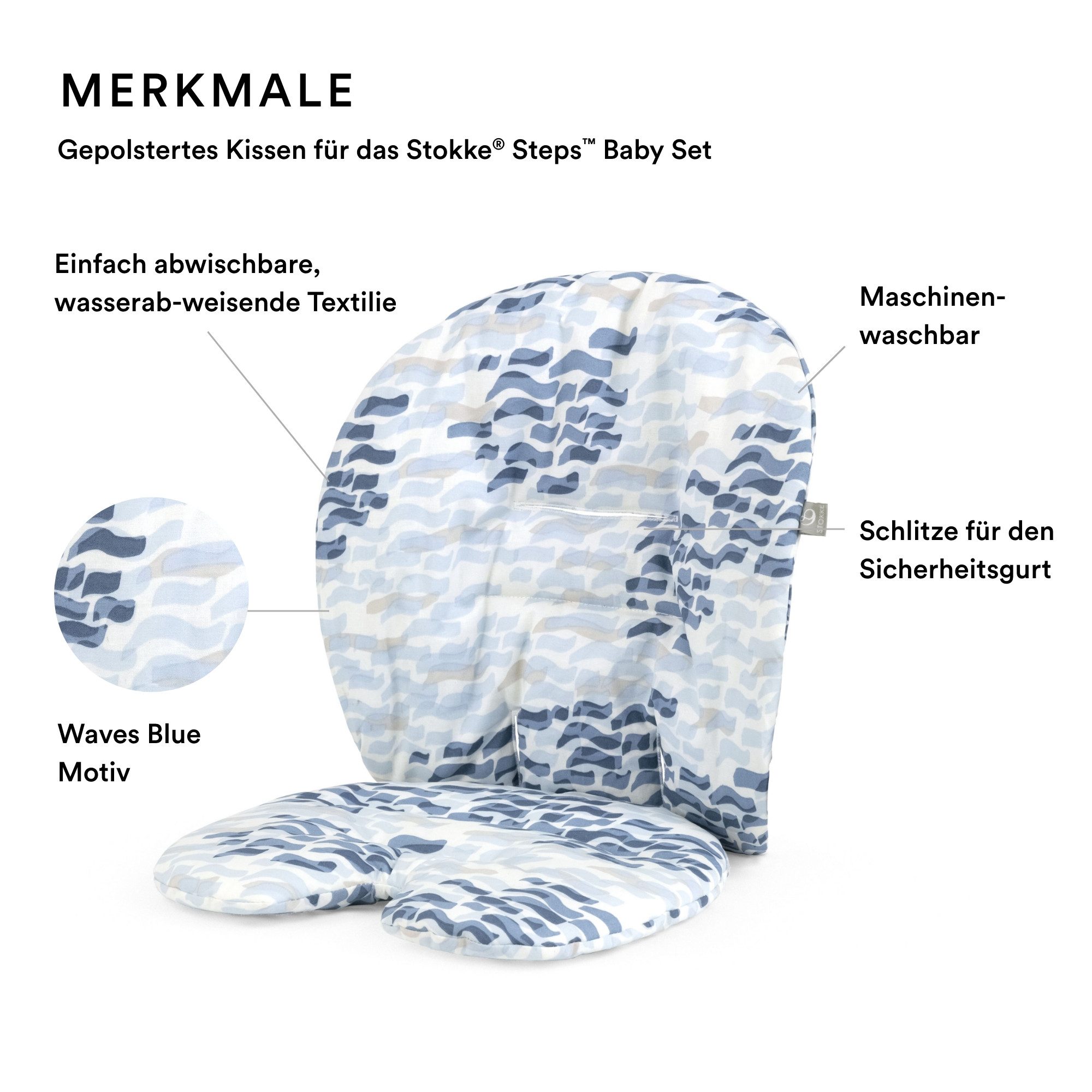 Stokke Hochstuhlauflage Kissen passend für den STEPS Hochstuhl von Stokke, günstig online kaufen