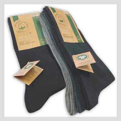 Sockswear Gesundheitssocken Bio-Baumwollsocken 98% 3er Bündel (3-Paar, 3 Paar) 3-er Pack