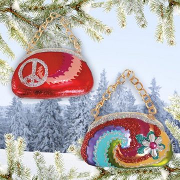 Giftcompany Christbaumschmuck Gift-Company Weihnachts-Hänger Flower-Power Handtasche (1-tlg)