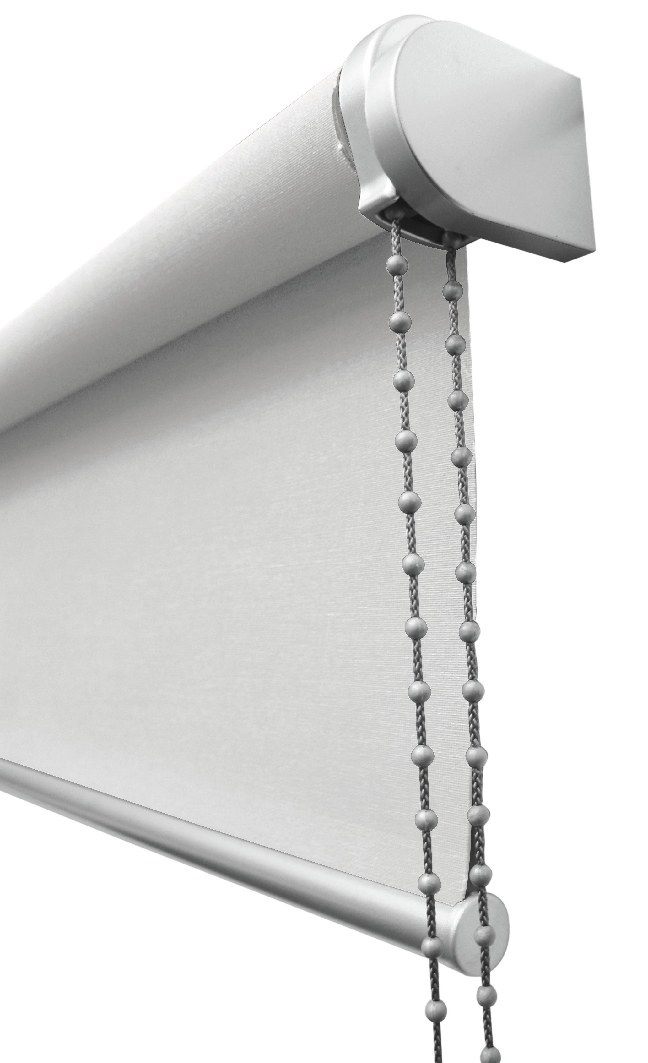 Rollo Seitenzugrollo Lichtdurchlässig, GARDINIA, transparent, mit Bohren, verschraubt, Schrauben, Decken-, Wand- oder Nischenmontage