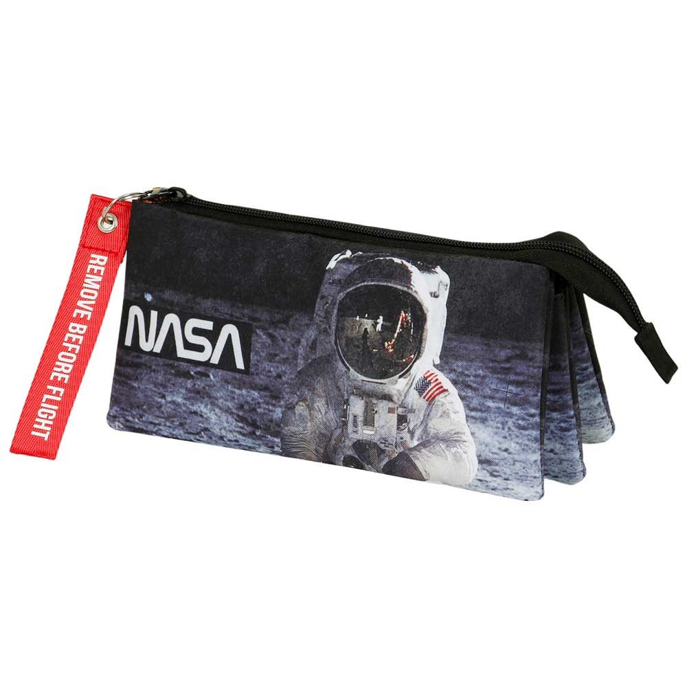 Karactermania Federmäppchen NASA Astronaut Stiftemäppchen Mäppchen Federmappe Schlampermäppchen, 3 Fächer