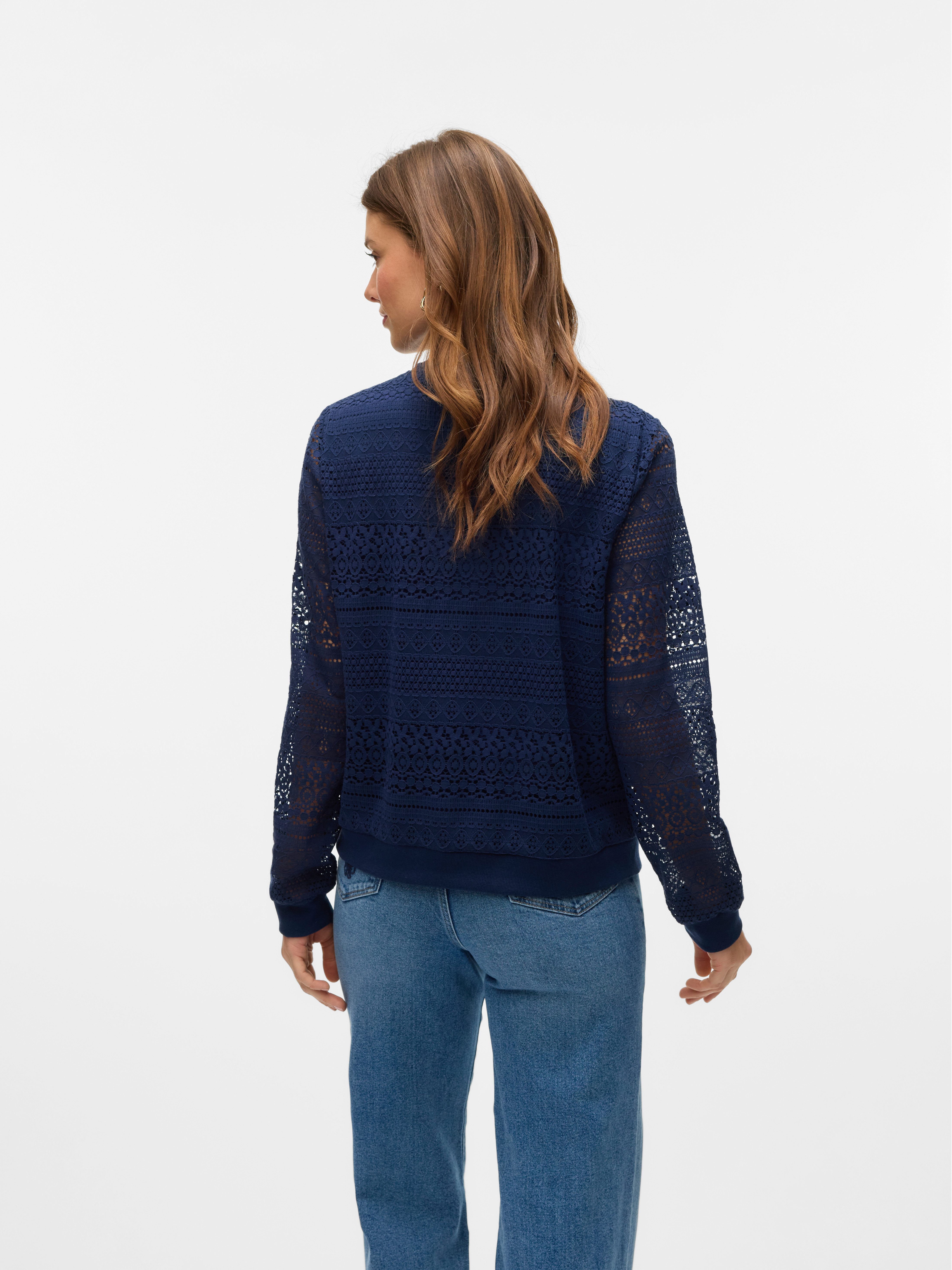 Vero Moda Bomberjacke VMHONEY LACE BOMBER JACKET WVN GA