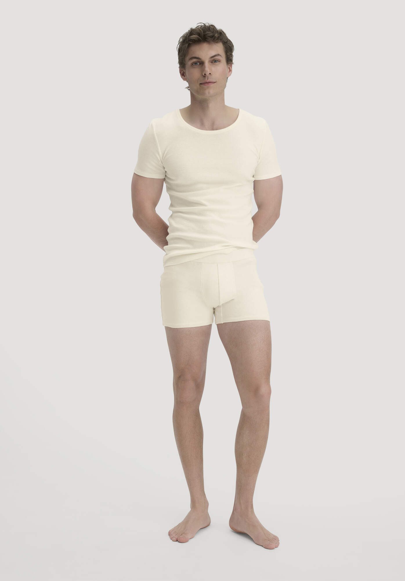 Hessnatur Boxershorts Regular Cut PURE NATURE aus reiner Bio-Baumwolle (1-St)