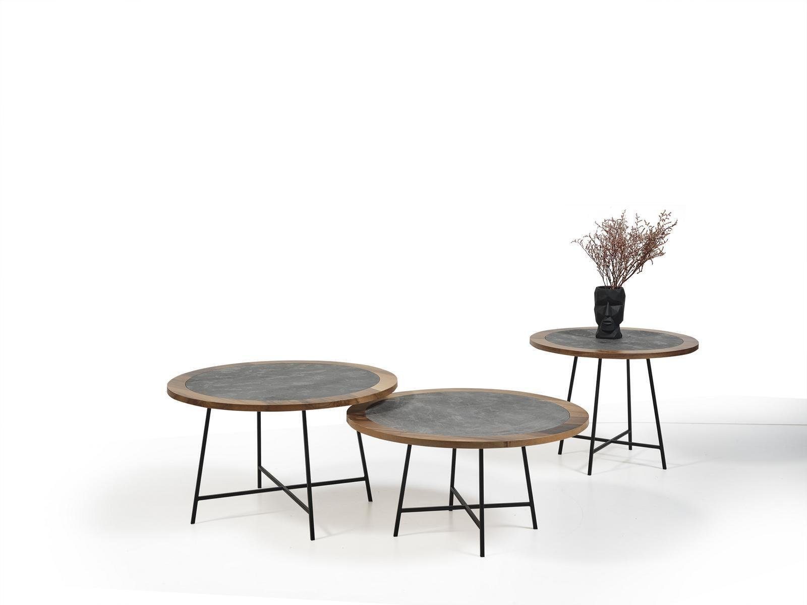 JVmoebel Couchtisch Couchtische Design Tische Wohnzimmertisch 3 tlg. Beistelltisch Luxus (2-St., 3x Couchtisch) | Couchtische
