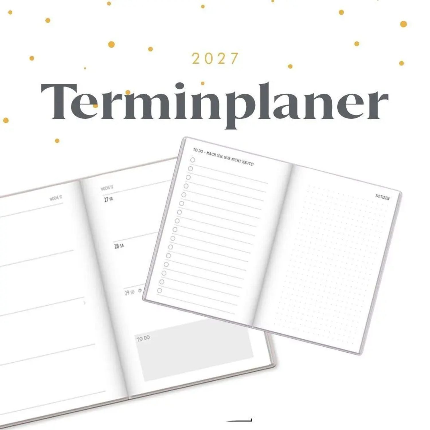 Grafik Werkstatt Taschenkalender Terminplaner 2027 Kleines Herz