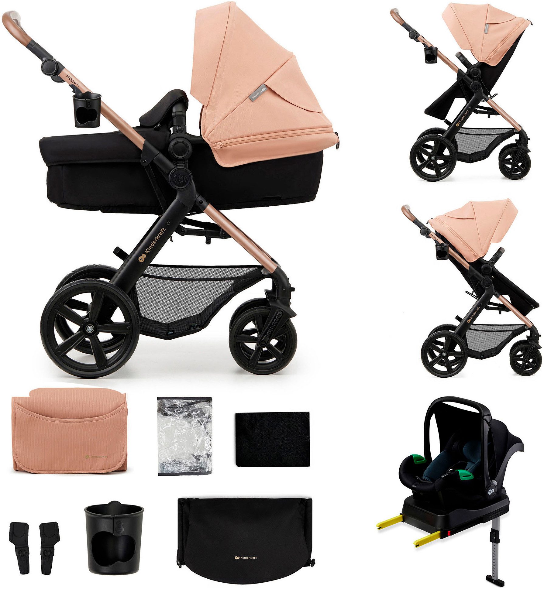 Kombi-Kinderwagen MOOV 2 4in1 EVA