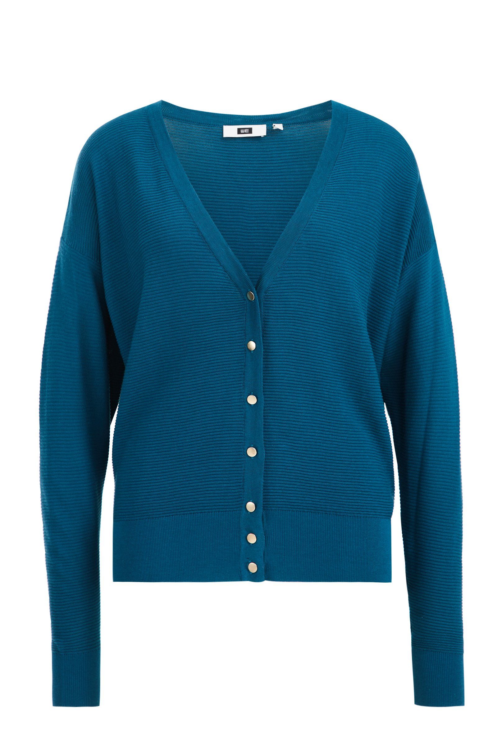 WE Fashion Cardigan (1-tlg) Benzin