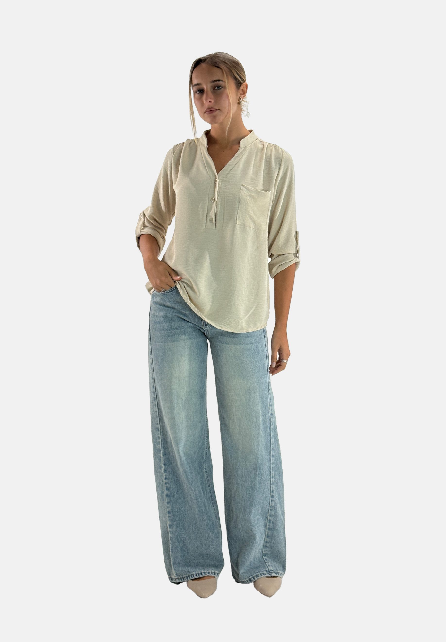 Blusentop Damen Oberteil