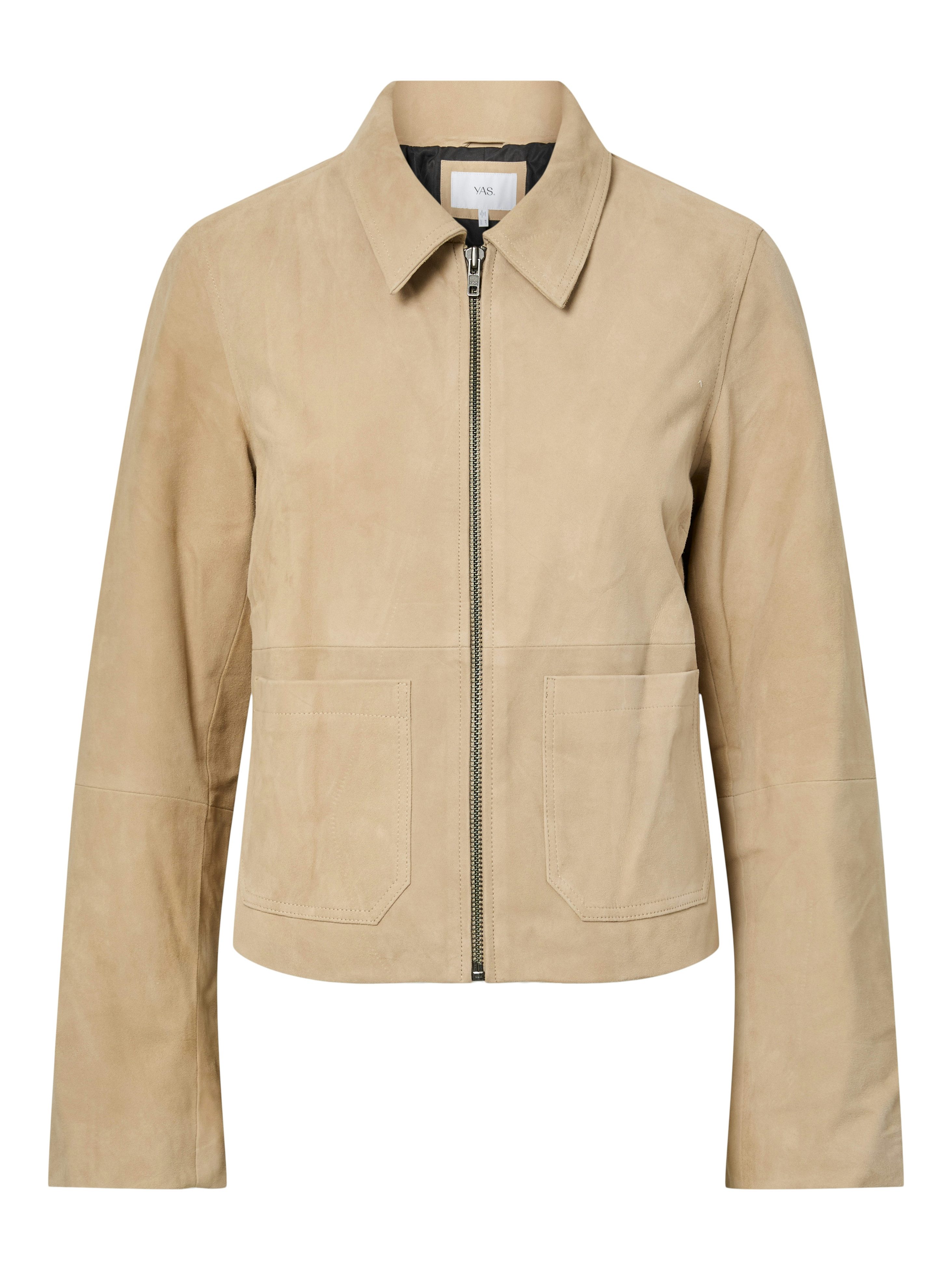 Y.A.S Lederjacke YASSAPERA LS LEATHER JACKET echtes Wildleder