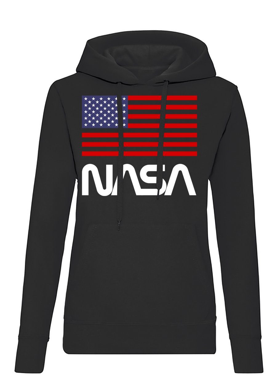 Hoodie Damen NasaUSA Raketen Hoodie