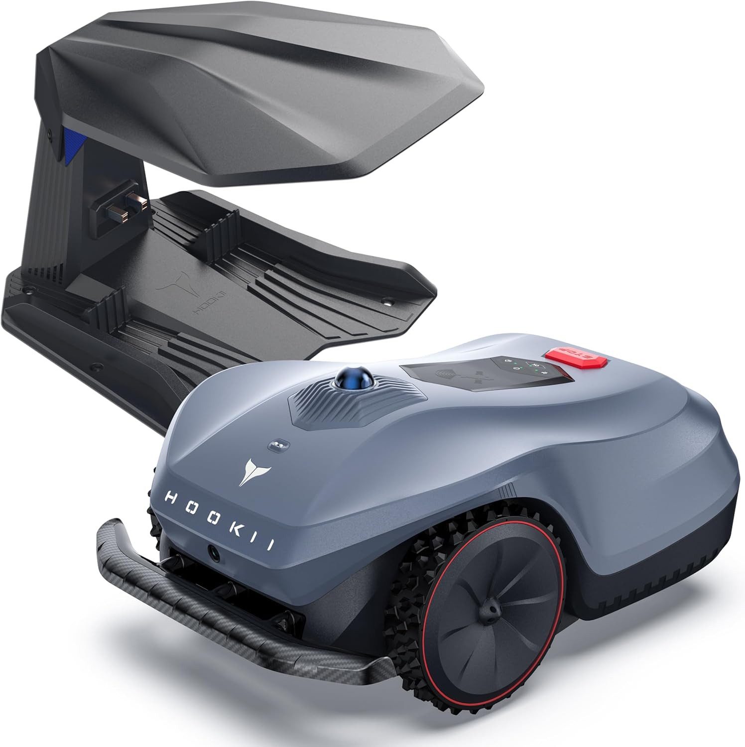 HOOKII Rasenmähroboter Mähroboter ohne Begrenzungskabel bis 3000 mit 3D LiDAR SLAM 4G Modul