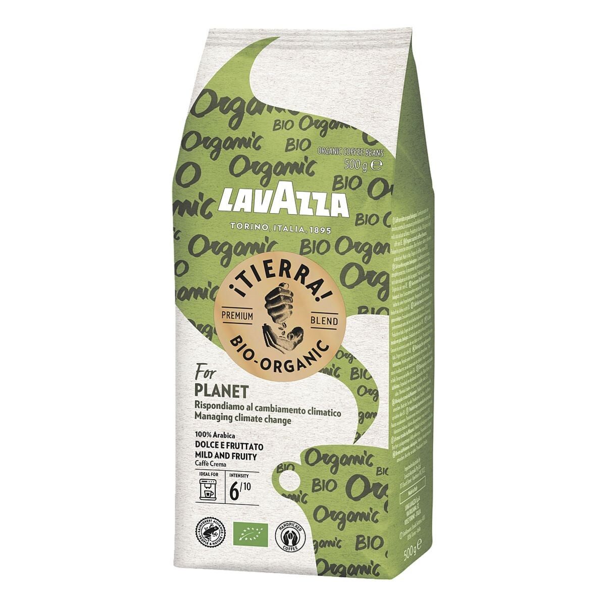 Lavazza Kaffee iTierra! Bio-Organic, 1 kg, Kaffeebohnen / Espressobohnen