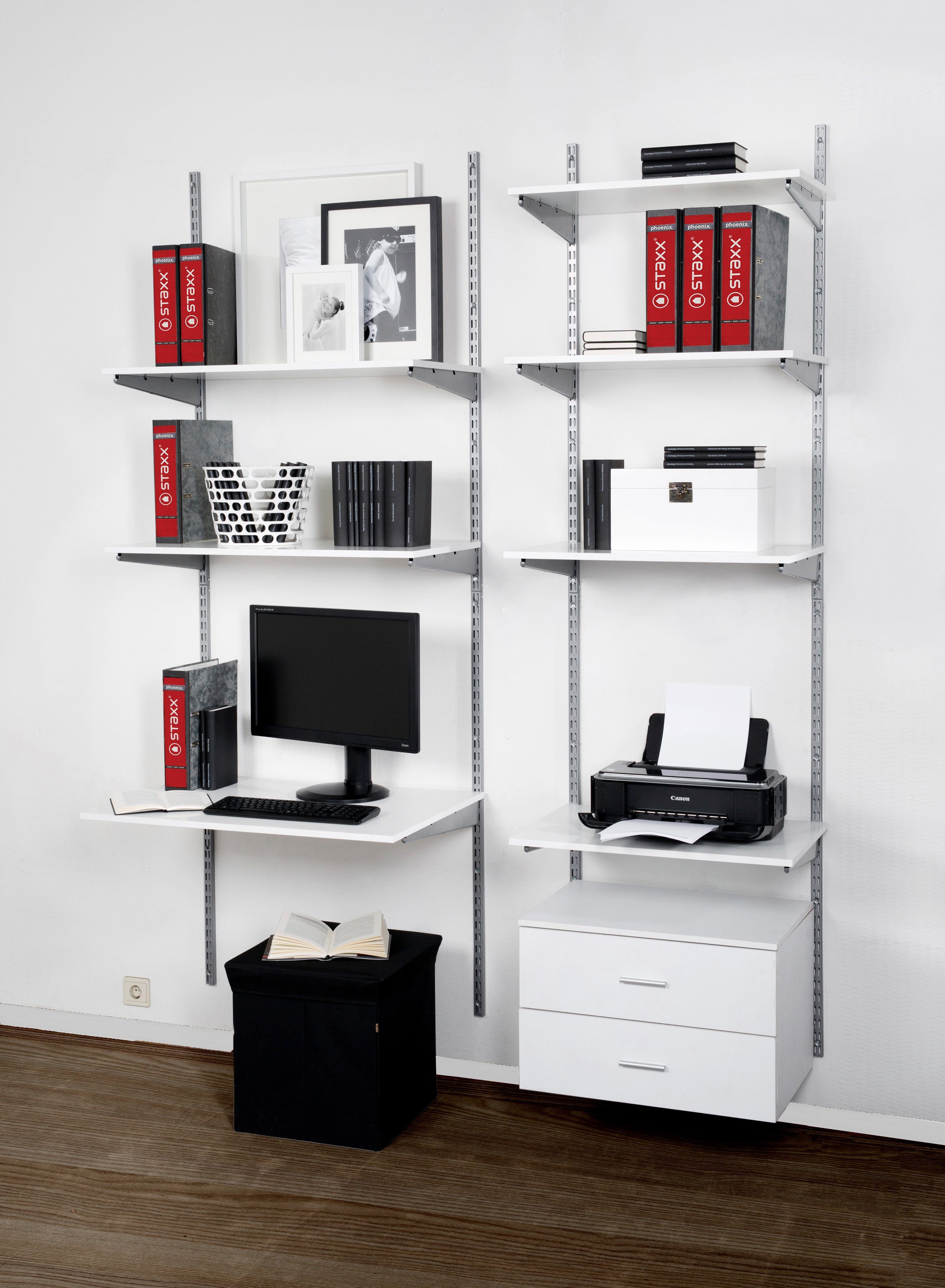 Phoenix Wandregal Staxx, B/H/T: 85/223/62 cm, 3 Fächer