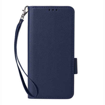Wigento Handyhülle Für Fairphone 5 Handy Tasche mit Schlaufe Wallet Premium Schutz Hülle