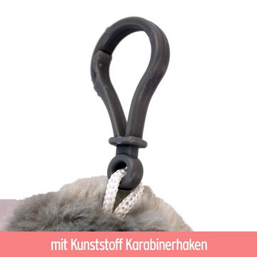 BEMIRO Plüschanhänger Faultier Schlüsselanhänger Plüsch im Display - ca. 19 cm