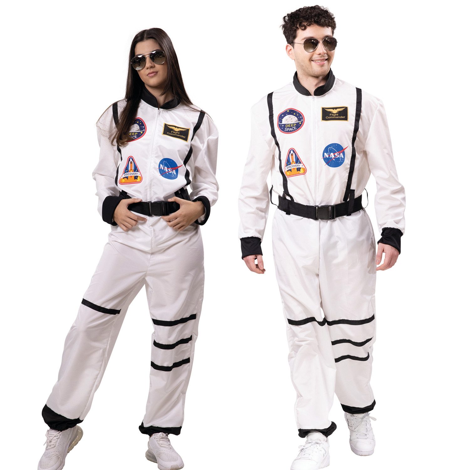 Party x People Kostüm Weltraumreisende – Astronauten-Overall für Erwachsene