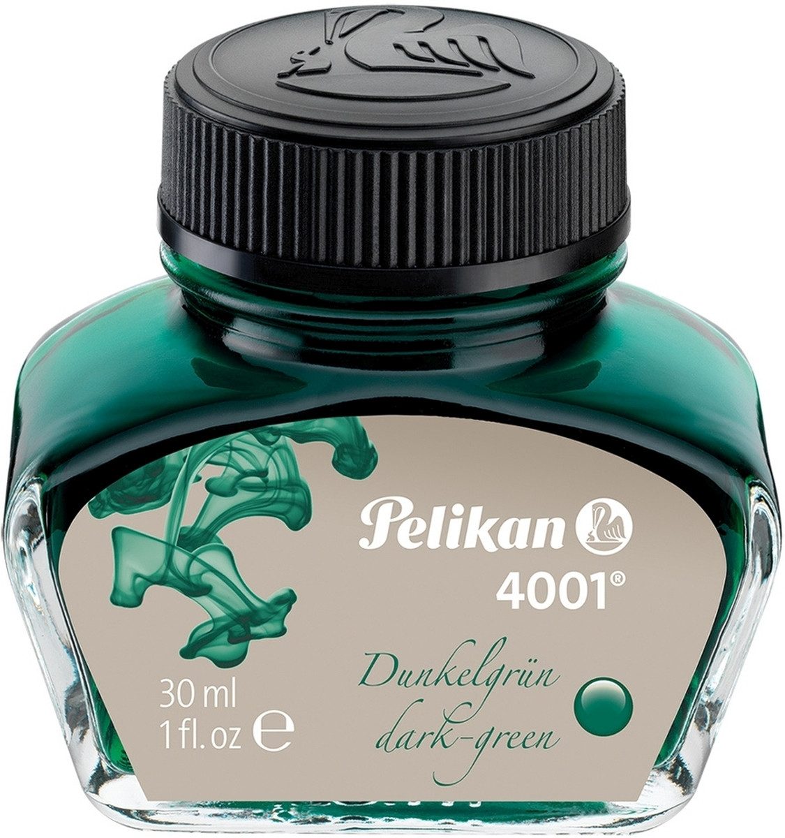 Pelikan Füllhalter Tinte für Füllhalter 4001 30ml dunkelgrün (6 Stück)