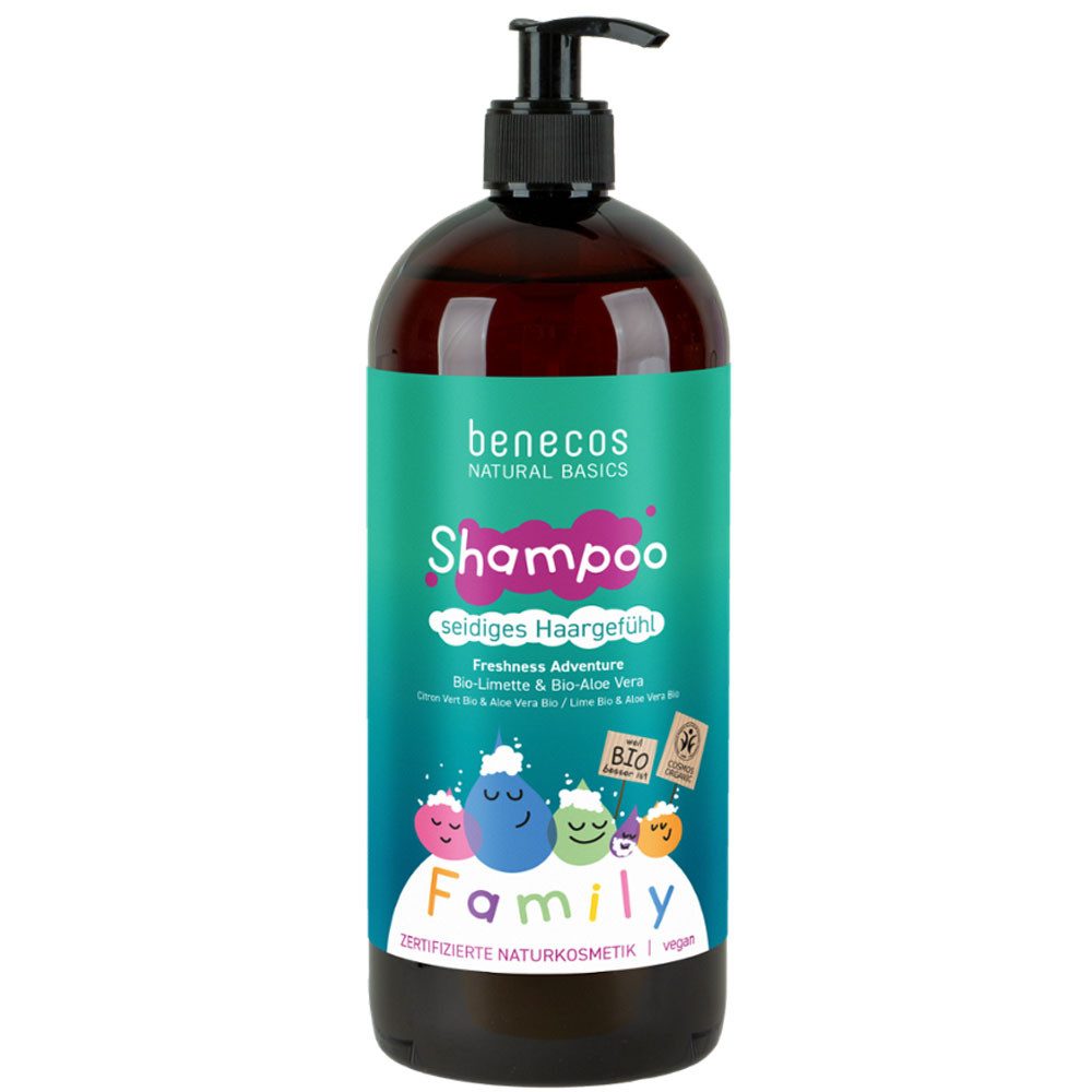Benecos Haarshampoo Shampoo Freshness Adventure, 950 ml