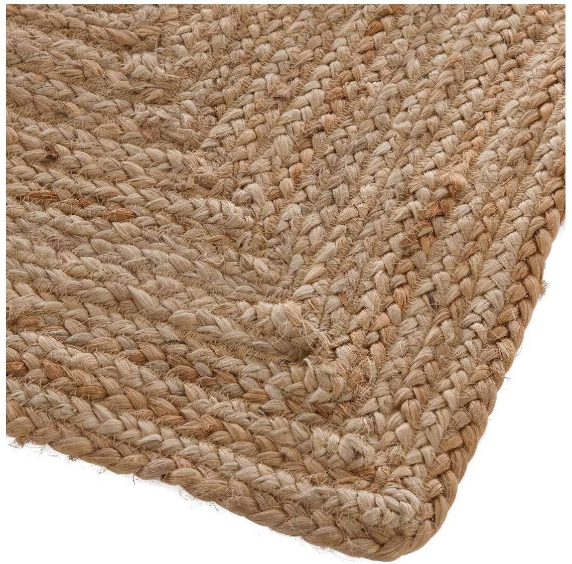 Atmosphera Créateur d'intérieur Teppich Geflochtener Teppich aus Jute, 60 x 90 cm, rechteckig – Bild 2 von 4