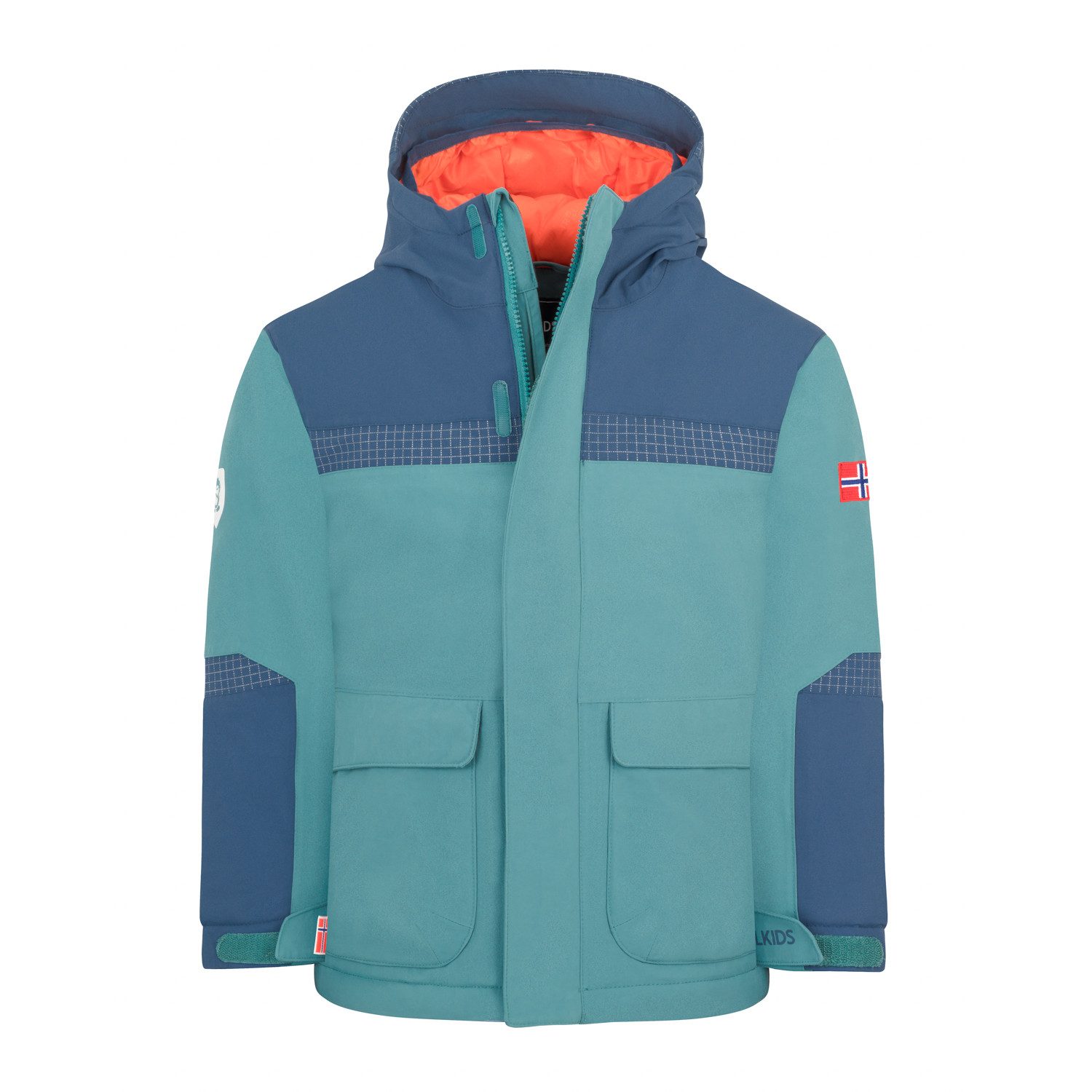 TROLLKIDS Winterjacke KIDS FINNMARK JACKET XT wasserdicht, winddicht, atmungsaktiv, warm gefüttert