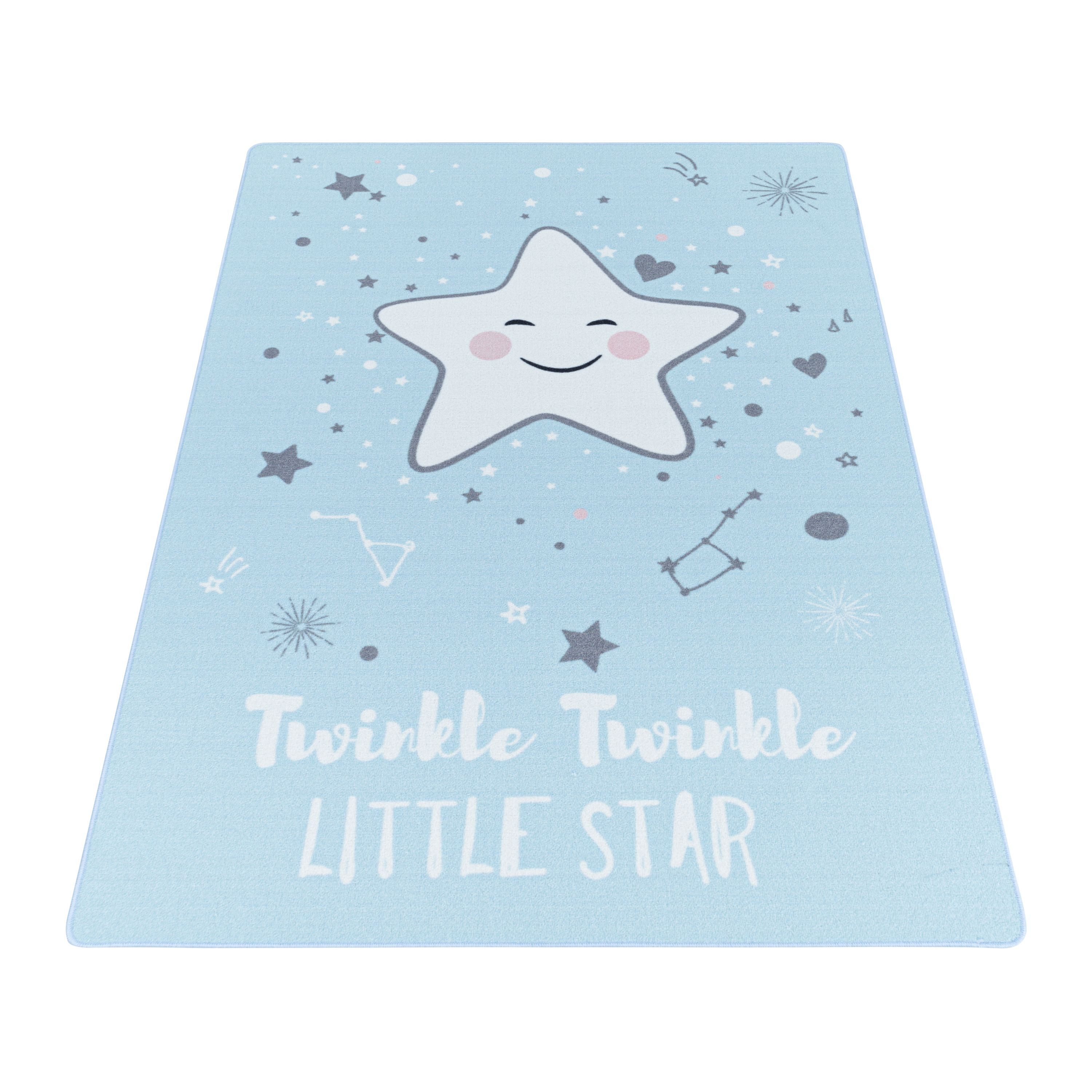 Carpettex Kinderteppich Sterne-Design, Rechteckig, Höhe: 7 günstig online kaufen